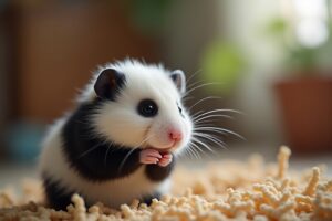 Panda-Hamster: Die süßen Schwarz-Weißen für Zuhause