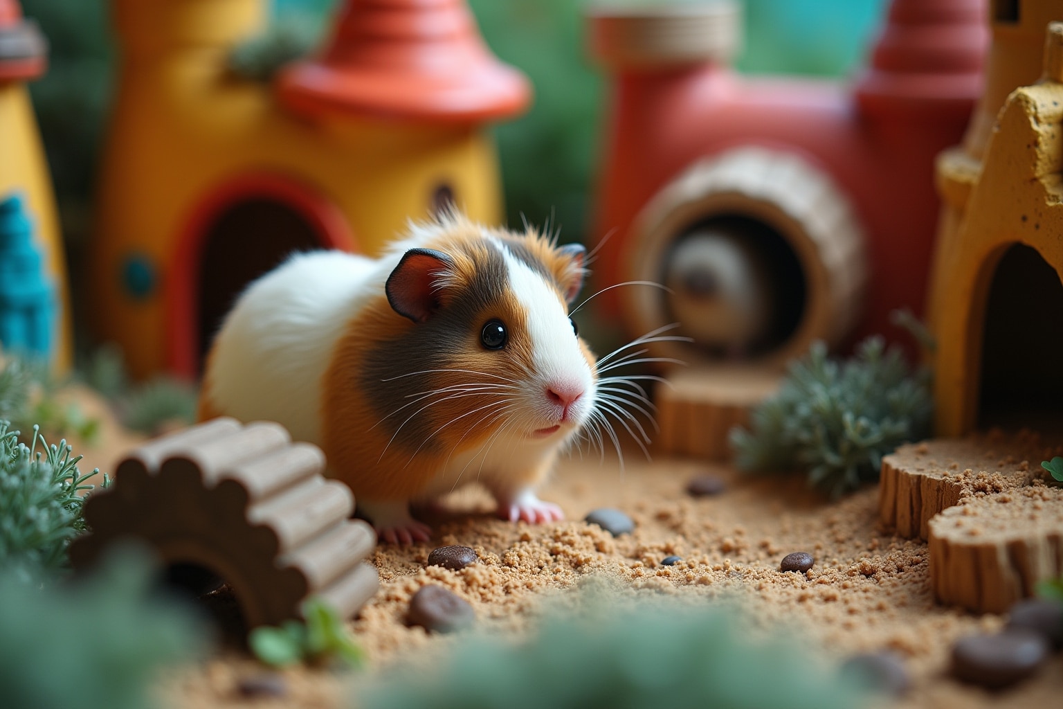 14 Meerschweinchen-Abenteuerspielplatz Ideen
