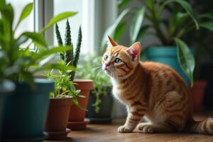 13 giftige Zimmerpflanzen für Katzen