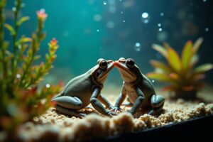 7 Krallenfrösche füttern: Wie oft?